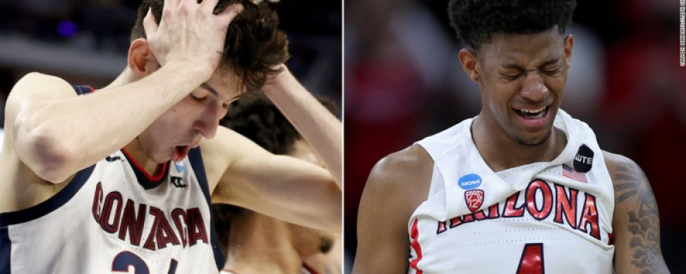 Two No. 1 seeds lose in Sweet 16 as Gonzaga and Arizona are stunned – CNN