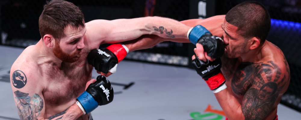 2021 PFL 1 video highlights: Pettis, Schulte, Palmer go down in upsets – MMA Junkie