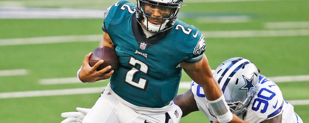 Jalen Hurts changes jersey number: Eagles quarterback ditches No. 2 to be teams new No. 1 – CBS Sports