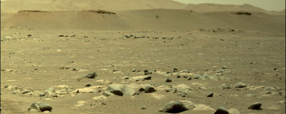 NASAs Mars helicopter travels further and faster on its third flight