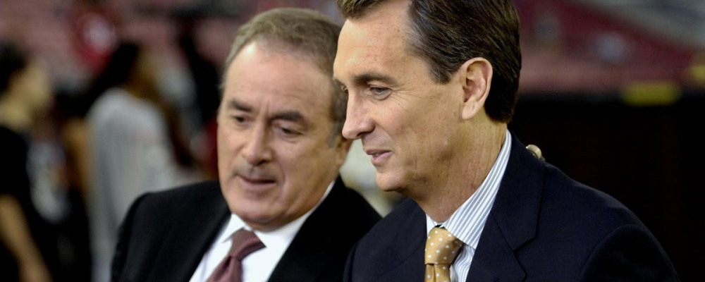 Cris Collinsworth bids farewell to Al Michaels the only way that he knows how – Deadspin
