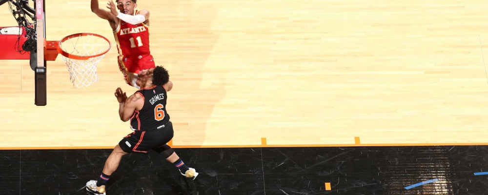 Trae Young Beats The First-Quarter Buzzer – NBA