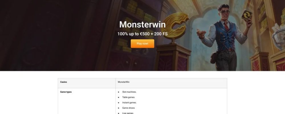 Découvrez Monsterwin Casino France : Tous les Secrets de L’Excellence