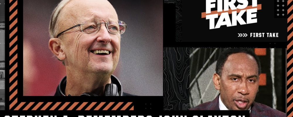 Stephen A. remembers John Clayton, longtime NFL reporter and radio host | First Take – ESPN