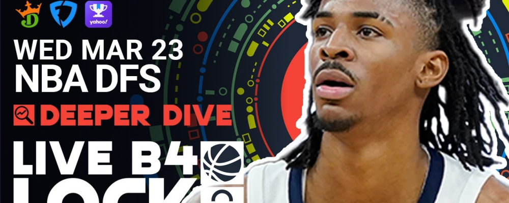 NBA DFS Picks 3/23/22 | Deeper Dive & Live Before Lock – Awesemo DFS – Daily Fantasy Sports Advice